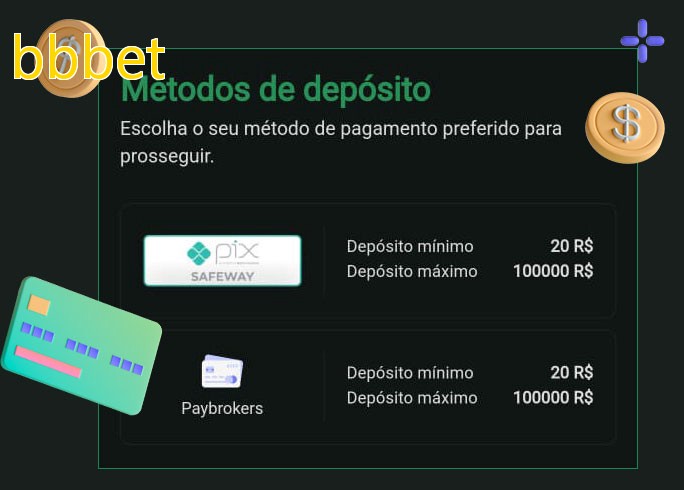 O cassino bbbetbet oferece uma grande variedade de métodos de pagamento